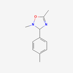 2,5-Dimethyl-3-(4-methylphenyl)-2,3-dihydro-1,2,4-oxadiazole