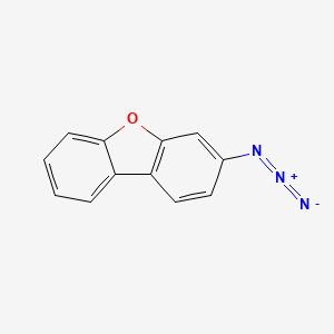 molecular formula C12H7N3O B1257311 3-Azidodibenzofuran 