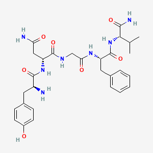 L-Tyrosyl-D-asparaginylglycyl-L-phenylalanyl-L-valinamide