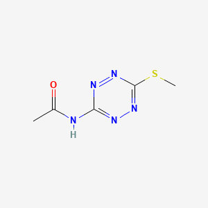 N-(6-Methylthio-1,2,4,5-tetrazine-3-yl)acetamide