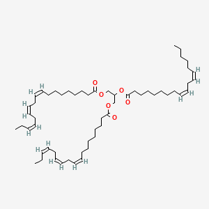 molecular formula C57H94O6 B1257312 1-O,3-O-Dilinolenoyl-2-O-linoleoylglycerol 