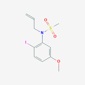 Methanesulfonamide, N-(2-iodo-5-methoxyphenyl)-N-2-propenyl-