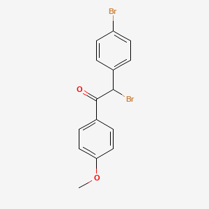 Ethanone, 2-bromo-2-(4-bromophenyl)-1-(4-methoxyphenyl)-