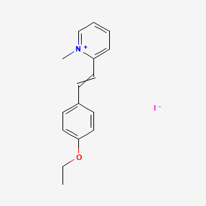 2-[2-(4-Ethoxyphenyl)ethenyl]-1-methylpyridin-1-ium iodide