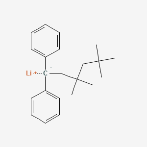 lithium;(3,3,5,5-tetramethyl-1-phenylhexyl)benzene