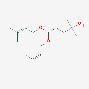 2-Methyl-5,5-bis[(3-methylbut-2-en-1-yl)oxy]pentan-2-ol