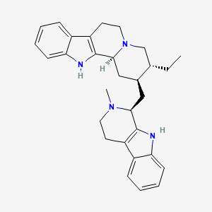 molecular formula C30H36N4 B1257315 18,19-Dihydrousambarine CAS No. 67657-99-2