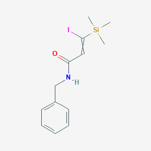 N-Benzyl-3-iodo-3-(trimethylsilyl)prop-2-enamide