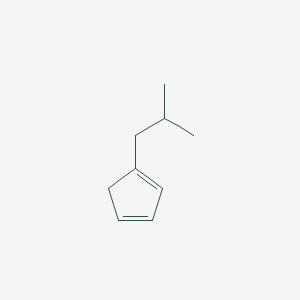 molecular formula C9H14 B12573170 1,3-Cyclopentadiene, 1-(2-methylpropyl) CAS No. 188834-58-4