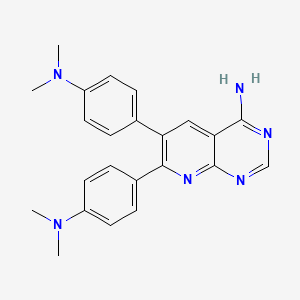 6,7-Bis-(4-dimethylamino-phenyl)-pyrido[2,3-d]pyrimidin-4-ylamine