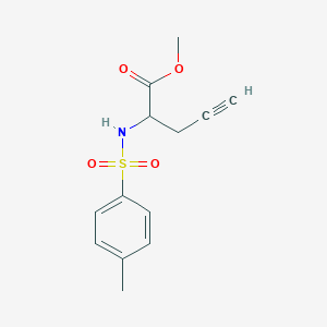 Methyl 2-[(4-methylbenzene-1-sulfonyl)amino]pent-4-ynoate