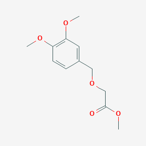 Acetic acid, [(3,4-dimethoxyphenyl)methoxy]-, methyl ester