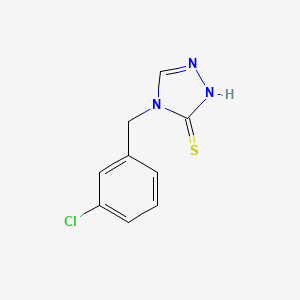 4-[(3-Chlorophenyl)methyl]-2,4-dihydro-3H-1,2,4-triazole-3-thione