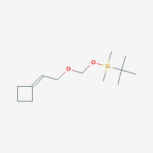 Tert-butyl[(2-cyclobutylideneethoxy)methoxy]dimethylsilane