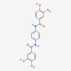 N-[4-(3,4-dihydroxy-benzoylamino)-phenyl]-3,4-dihydroxy-benzamide