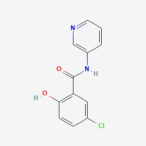 5-chloro-2-hydroxy-N-pyridin-3-ylbenzamide