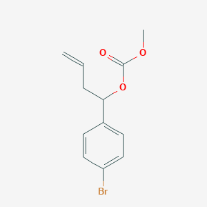 1-(4-Bromophenyl)but-3-en-1-yl methyl carbonate