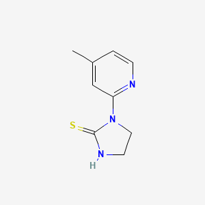 2-Imidazolidinethione, 1-(4-methyl-2-pyridinyl)-