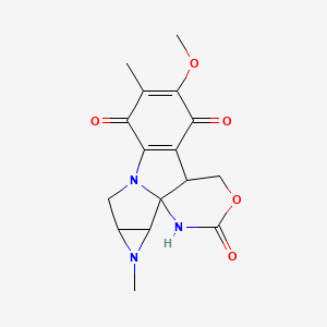 10-Methoxy-3,9-dimethyl-15-oxa-3,6,17-triazapentacyclo[11.4.0.01,6.02,4.07,12]heptadeca-7(12),9-diene-8,11,16-trione