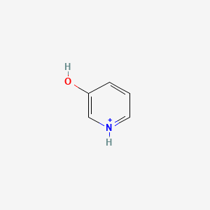 molecular formula C5H6NO+ B1257355 3-Hydroxypyridinium 