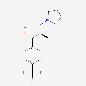 (1R,2R)-2-Methyl-3-pyrrolidin-1-yl-1-[4-(trifluoromethyl)phenyl]propan-1-ol