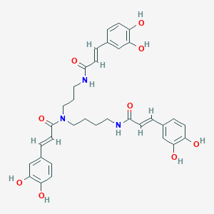 N1,N5,N10-tricaffeoyl spermidine