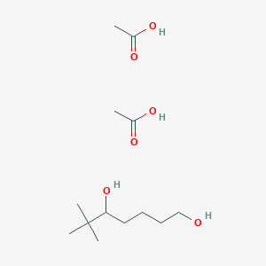 Acetic acid--6,6-dimethylheptane-1,5-diol (2/1)