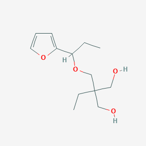 2-Ethyl-2-{[1-(furan-2-yl)propoxy]methyl}propane-1,3-diol