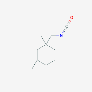molecular formula C11H19NO B1257384 1-Isocyanatomethyl-1,3,3-trimethylcyclohexane 