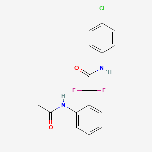 2-(2-Acetylaminophenyl)-n-(4-chlorophenyl)-2,2-difluoroacetamide