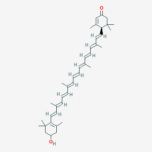 molecular formula C40H54O2 B1257404 3'-Dehydrolutein 