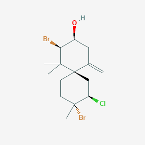 (3S,4R,6R,9R,10R)-4,9-dibromo-10-chloro-5,5,9-trimethyl-1-methylidenespiro[5.5]undecan-3-ol