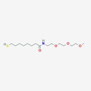 N-{2-[2-(2-Methoxyethoxy)ethoxy]ethyl}-8-sulfanyloctanamide