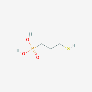 molecular formula C3H9O3PS B1257414 3-Mercaptopropylphosphonic acid 