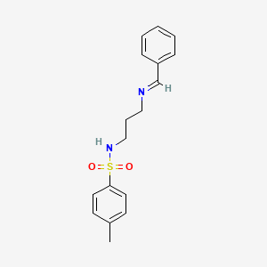 N-{3-[(E)-Benzylideneamino]propyl}-4-methylbenzene-1-sulfonamide