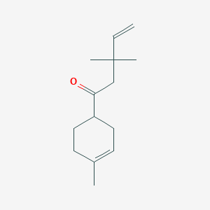 4-Penten-1-one, 3,3-dimethyl-1-(4-methyl-3-cyclohexen-1-yl)-