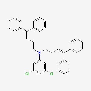 3,5-Dichloro-N,N-bis(4,4-diphenylbut-3-en-1-yl)aniline