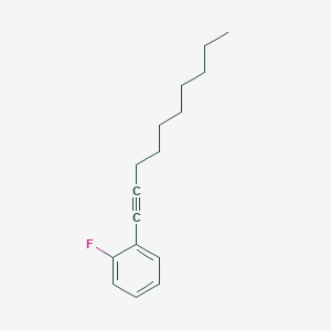 Benzene, 1-(1-decynyl)-2-fluoro-