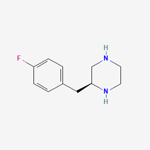 (2S)-2-[(4-fluorophenyl)methyl]piperazine