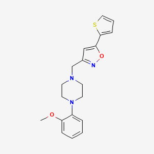 Piperazine, 1-(2-methoxyphenyl)-4-[[5-(2-thienyl)-3-isoxazolyl]methyl]-