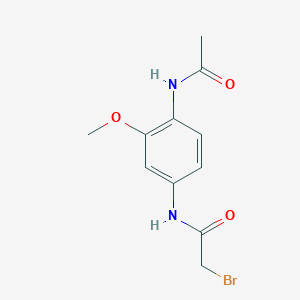 n-(4-Acetamido-3-methoxyphenyl)-2-bromoacetamide