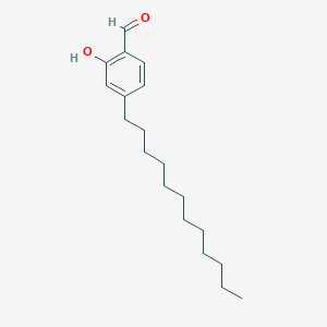 molecular formula C19H30O2 B12574258 4-Dodecyl-2-hydroxybenzaldehyde CAS No. 260563-16-4