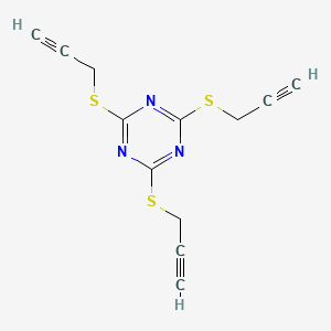 2,4,6-Tris[(prop-2-yn-1-yl)sulfanyl]-1,3,5-triazine