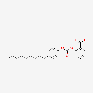 molecular formula C24H30O5 B12574274 Methyl 2-{[(4-nonylphenoxy)carbonyl]oxy}benzoate CAS No. 189010-67-1