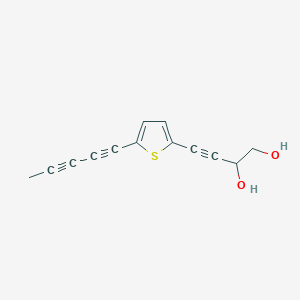 4-[5-(Penta-1,3-diyn-1-YL)thiophen-2-YL]but-3-yne-1,2-diol