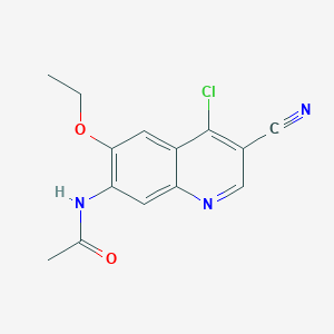 N-(4-Chloro-3-cyano-6-ethoxy-7-quinolinyl)-acetamide