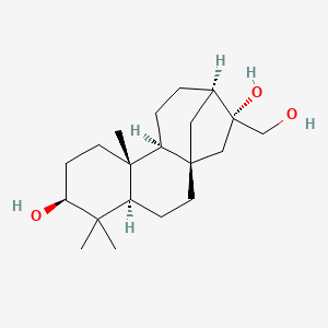 molecular formula C20H34O3 B1257435 Ent-kaurane-3,16,17-triol 