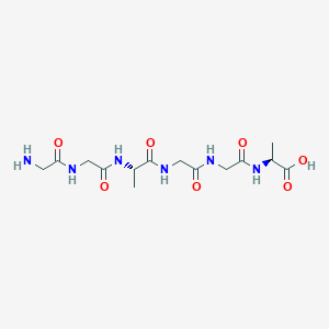 Glycylglycyl-L-alanylglycylglycyl-L-alanine