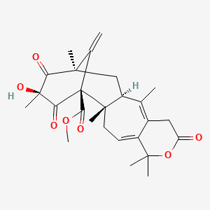 molecular formula C26H32O7 B1257449 Berkeleydione 