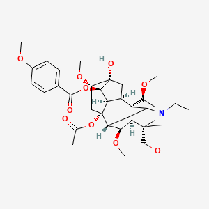 molecular formula C35H49NO10 B1257457 Crassicauline A 